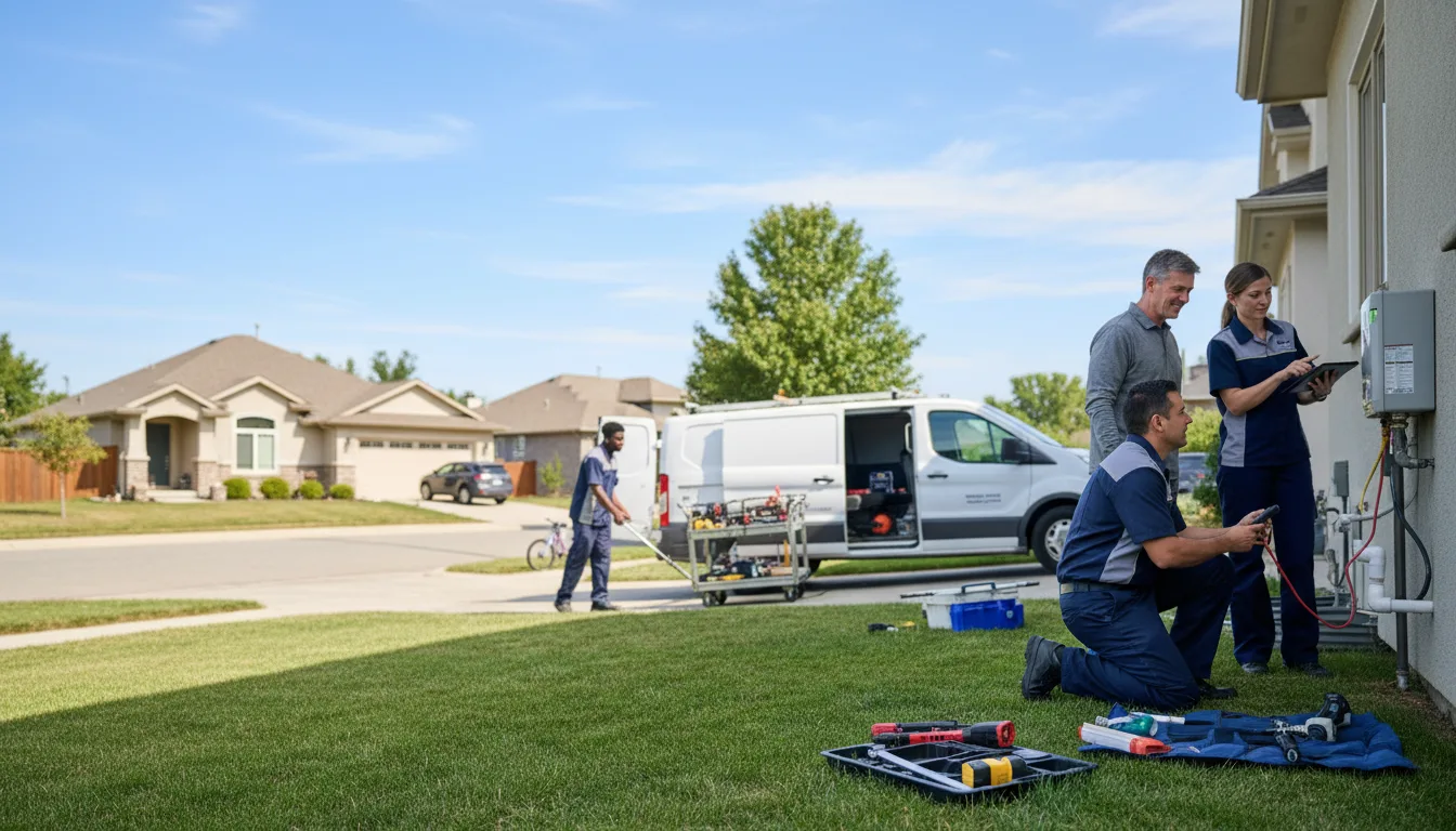 Tankless water heater service in Garita, NM